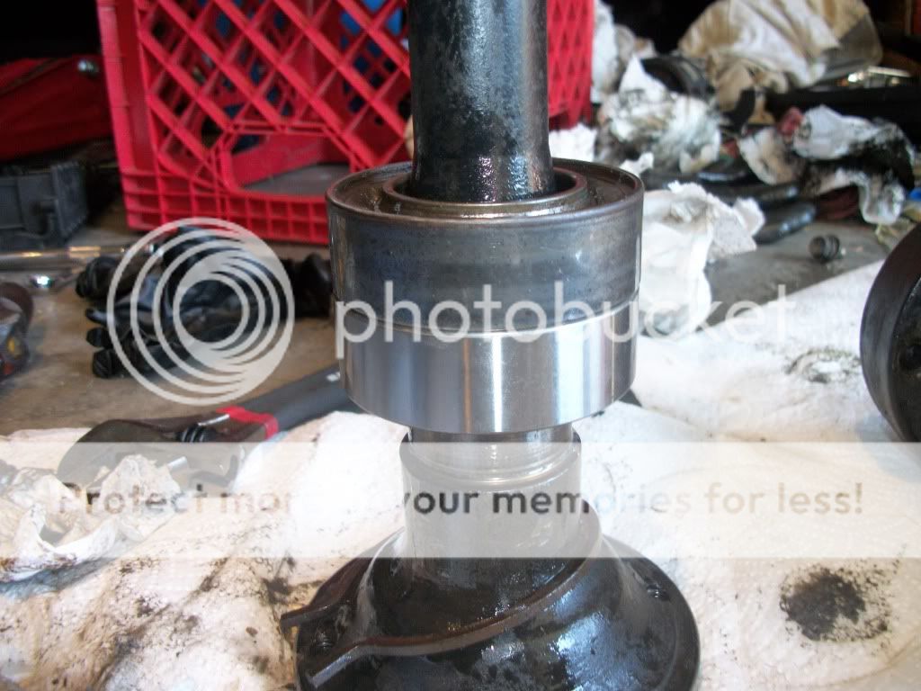 How to change your carrier bearing without a press / Remove the